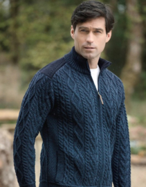 Ierse wollen herenvest Boyne - Sherwood