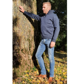 Pure Wool Herren Pullover Andrew Marine