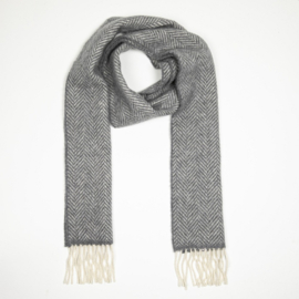 Cashmere Merino sjaal - Grijs