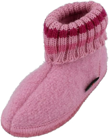 Haflinger Kinderhausschuh Paul - Rosa