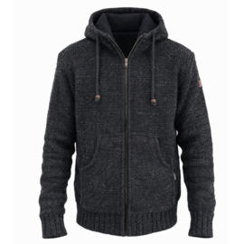 Pure Wool herenvest Paul - Antraciet