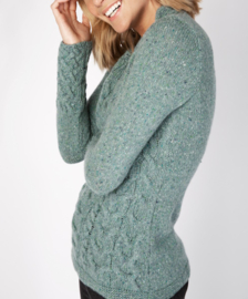 Irelandseye sweater Elsa - Ocean Mist