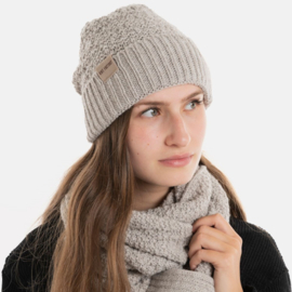 Knit Factory hat Haze - Iced Clay