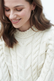 Aran Woollen Mills cardigan Helga - Natural