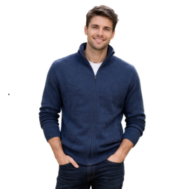 Pure Wool vest Pascal - Marine