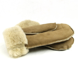 Shepherd men's wool mittens - Camel