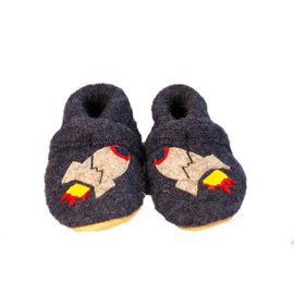 Haflinger baby pantoffel Juri Raket - Jeans