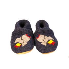 Haflinger baby slipper Juri Rocket - Jeans