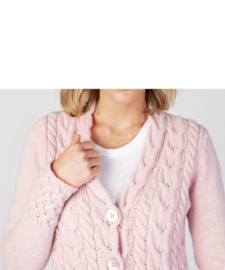 Irelandseye sweater Elsa - Pink Mist