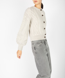 IrelandsEye Vest Sanne - Silver marl