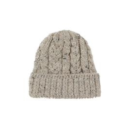 Aran Woollen Mills hat Darren - Oat Meal