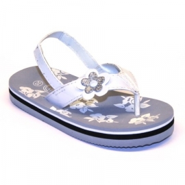 Trentino Kinder-Flip-Flops Livo - Silbergrau