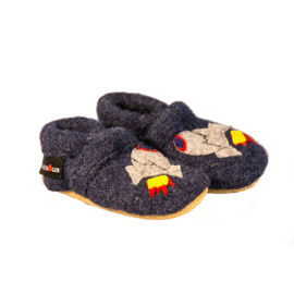 Haflinger baby slipper Juri Rocket - Jeans