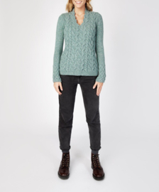 Irelandseye sweater Elsa - Ocean Mist