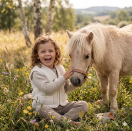 Wollen Kinderbodywarmer Nilo - Wolwit