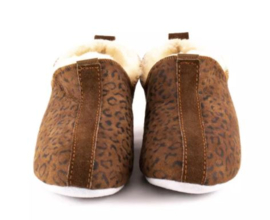 Shepherd pantoffel Lina - Chestnut/Leopard