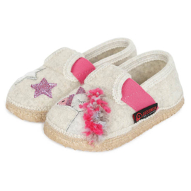 Kids slippers Unicorn slippers - Wool white