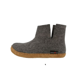 Haflinger pantoffel Emil Booty - Antraciet