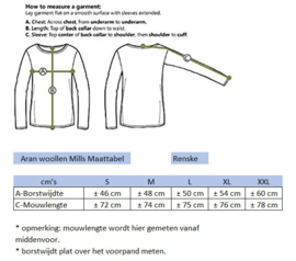 Aran Woollen Mills vest Renske - Ocean Grey