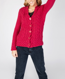 Irelandseye cardigan Denise - Bramble