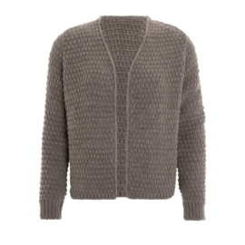 Knit Factory damesvest Becky - Marron