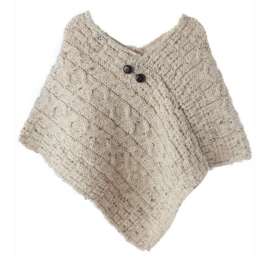 Aran Woollen Mills kids poncho Kaylee