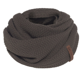 Knit Factory infinity scarf Coco - Taupe