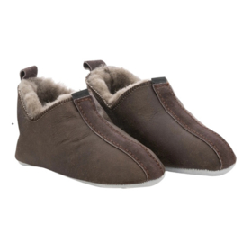 Shepherd Children's Slippers Viared – Oiled Antique