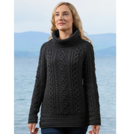 Aran Woollen Mills Sweater Loeki - Anthracite