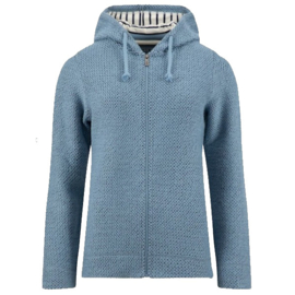 Weird Fish Damesvest Chicoa - Faded Denim