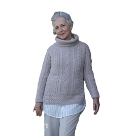 Aran Woollen Mills Trui Loeki - Linnen