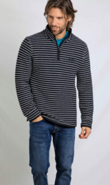 Weird Fish Heren Sweater Shorling - Frost Grey