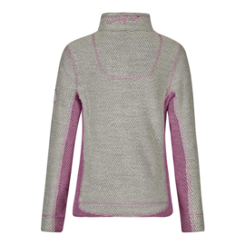 Weird Fish dames sweater Emmie - Ecru/Roze