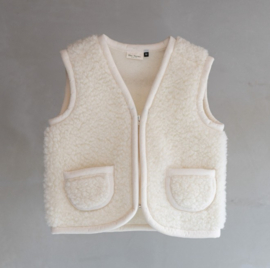Wollen Kinderbodywarmer Nilo - Wolwit