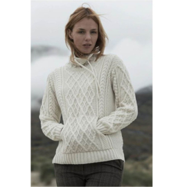 Aran Woollen Mills Pullover Louise Naturel