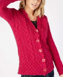 Irelandseye cardigan Denise - Bramble