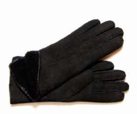 Lammy finger gloves Black