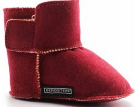 Bergstein babypantoffel Teddy - Kersenrood