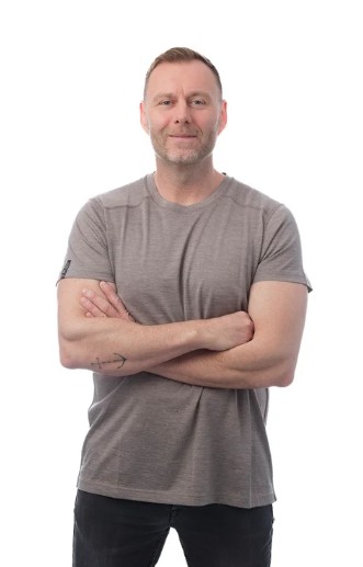 Merinowolle Herren T-Shirt - Antilopenbeige