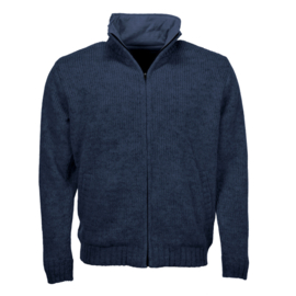 Pure Wool cardigan Pascal - Navy