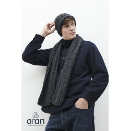 Aran Woollen Mills muts Darren - Charcoal