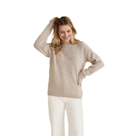 Aran Woollen Mills Trui Ciara - Toast Oat