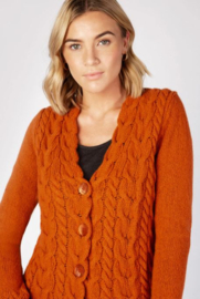 Irelandseye vest Denise - Terracotta