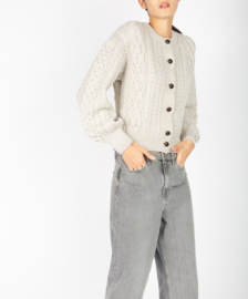 IrelandsEye Vest Sanne - Silver marl