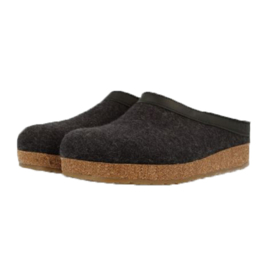 Haflinger slipper Grizzly - Graphite