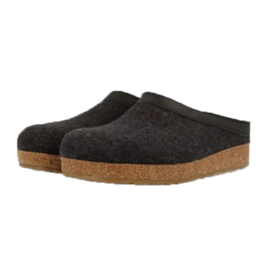 Haflinger pantoffel  Grizzly Graphit