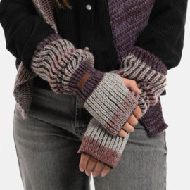 Wollen Armwarmers Remy - Velvet Plum
