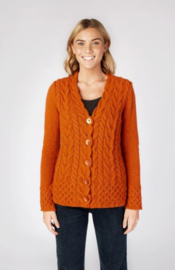 Irelandseye vest Denise - Terracotta