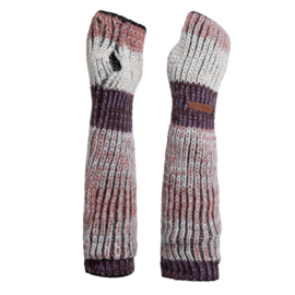 Wollen Armwarmers Remy - Velvet Plum