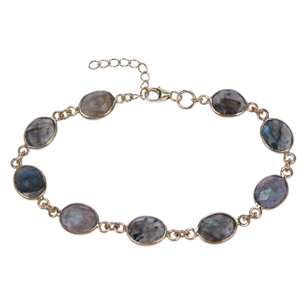 Zilveren Armband met Labradoriet